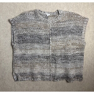 J. Jill Size 1X 2X PureJill Wool Mohair Blend Sleeveless Sweater Tunic Oversized